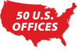 MAP 50 US OFFICES