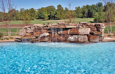 Natural Rock Waterfalls in Swimming Pools: 12 Inspiring Examples in ...