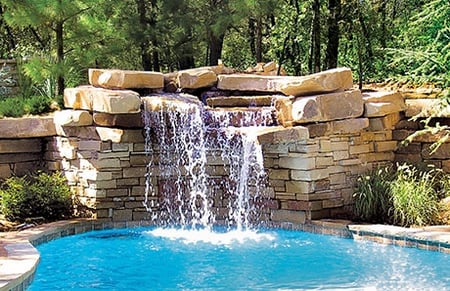 Natural Rock Waterfalls In Swimming Pools 12 Inspiring Examples Pictures Natural Rock Waterfalls In Swimming, Inground Pool Waterfalls Rock