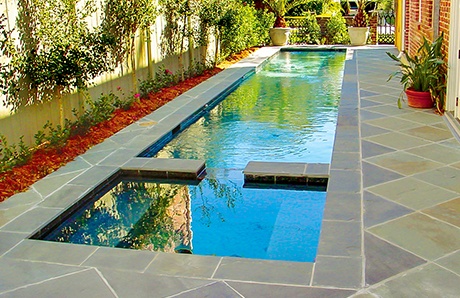 custom-lap-pool-with-square-spa