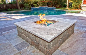 Square-fire-pit-by-custom-pool