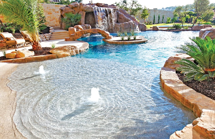 10 Swimming Pool Water Feature Ideas (Besides Rock Waterfalls)