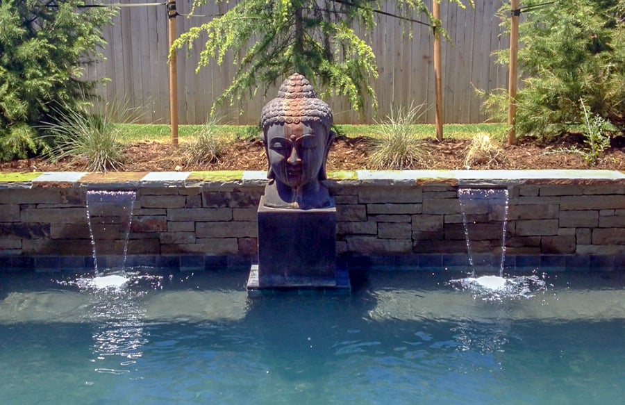 buddah-statue-on-swimming-pool