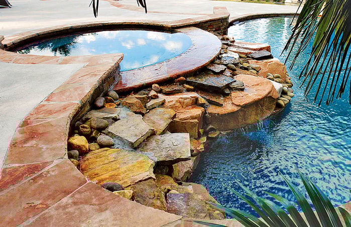 Pool & Spa Design Trends: 10 Dam Wall/Spillway Styles—in photos