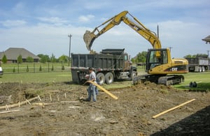 excavation for inground pool