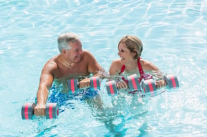 exercising-in-swimming-pool