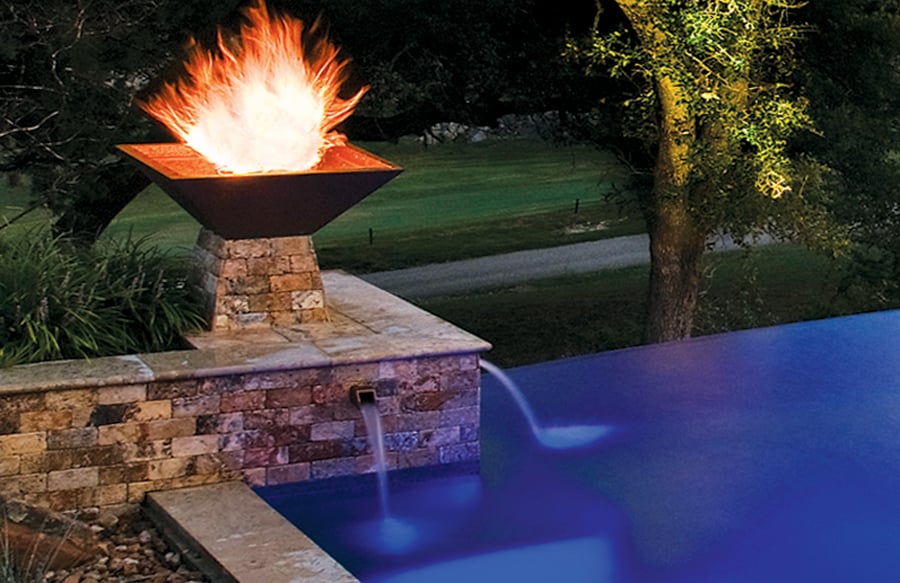 fire-bowl-on-swimming-pool