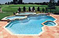 geometric-pool-with-salmon-color-deck