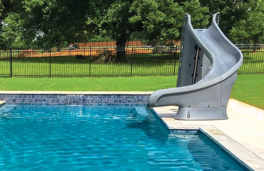 Free Standing Swimming Pool Slides 5, Portable Water Slide For Inground Pool