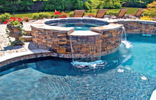 spa-on-pool-with-double-spillway