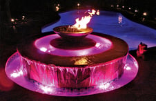 pink-lit-fountain-scustom-pool