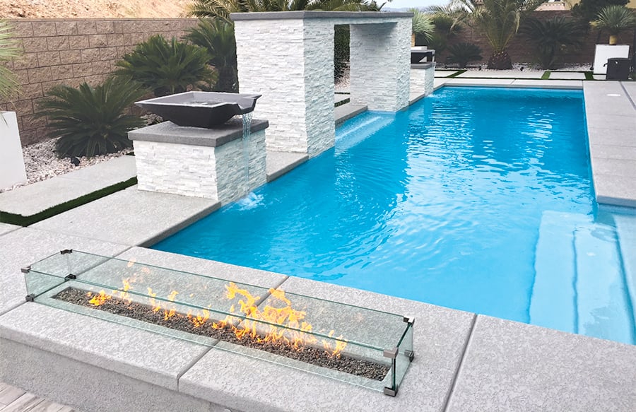 How do I care for my broom finish concrete pool