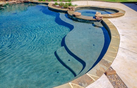 Swimming Pool Entry Steps: Designing for Extra Fun, Utility and Beauty