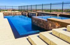 pool-spa-with-tiered-decking-in-flat-yard