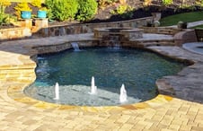 pool-with-trio-of-bubbler-fountains