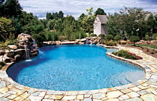 rustic-style-kidney-pool-with-waterfall
