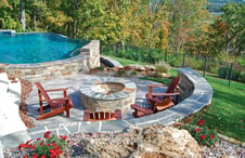 stairs-lead-down-to-firepit-area