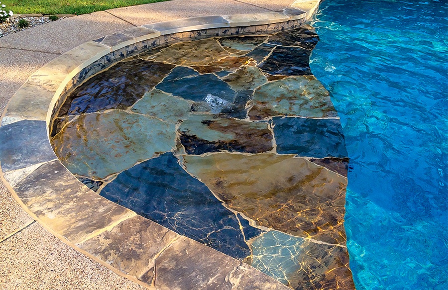 Add a Baja Shelf to an Existing Swimming Pool During a Remodel