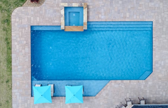 Swimming Pool Entry Steps: Designing for Extra Fun, Utility and Beauty