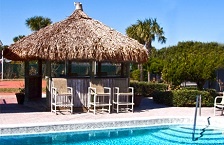 Tiki Hut Bar Poolside