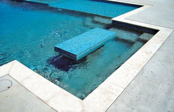tiled-rectangle-table-in-geometric-swimming-pool