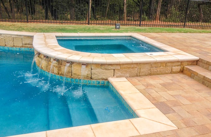 Swimming Pool Entry Steps: Designing for Extra Fun, Utility and Beauty