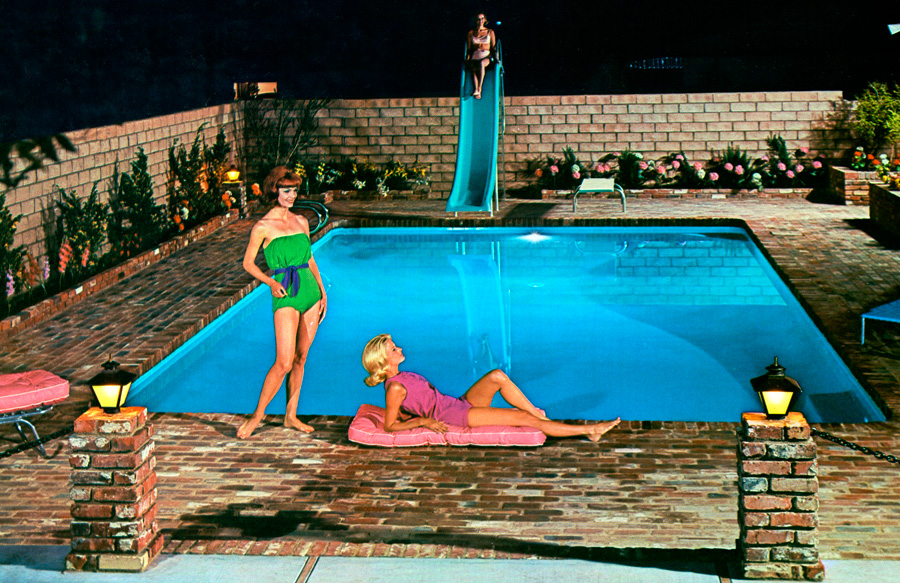 1950s-pool-illuminated-at-night