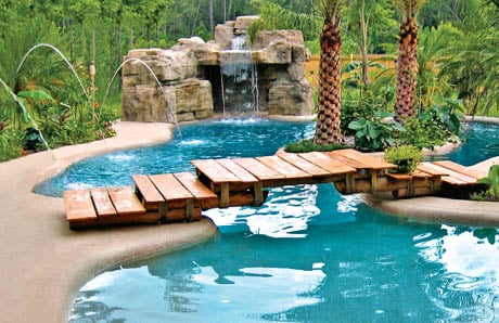 Pool Grotto Ideas ~ Hidden Grotto Hot Tub Under The Waterfall ...