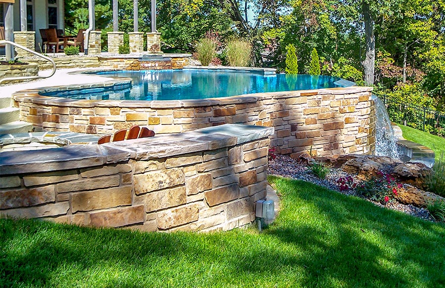 Out Of Ground Swimming Pools Custom, How To Build A Concrete Pool Above Ground
