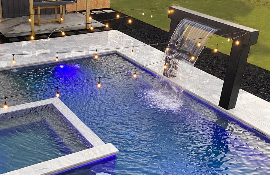 10 Swimming Pool Water Feature Ideas (Besides Rock, 42% OFF